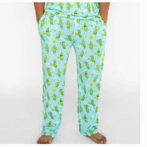 Little sleepies men’s large pickle power pajama pants bamboo pickleball